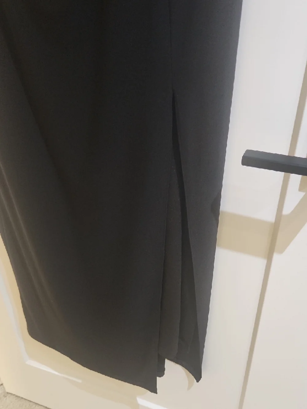 Alex Evenings Black Maxi Dress with Beaded Collar - Picture 8 of 12